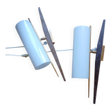 Lunel vintage teak wall lamp set of 2