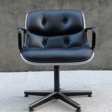 Executive model swivel chair by Charles Pollock edited by Knoll, 1970s