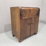 Fully renovated mid century cabinet with build-in turntable, Germany, 1950´s