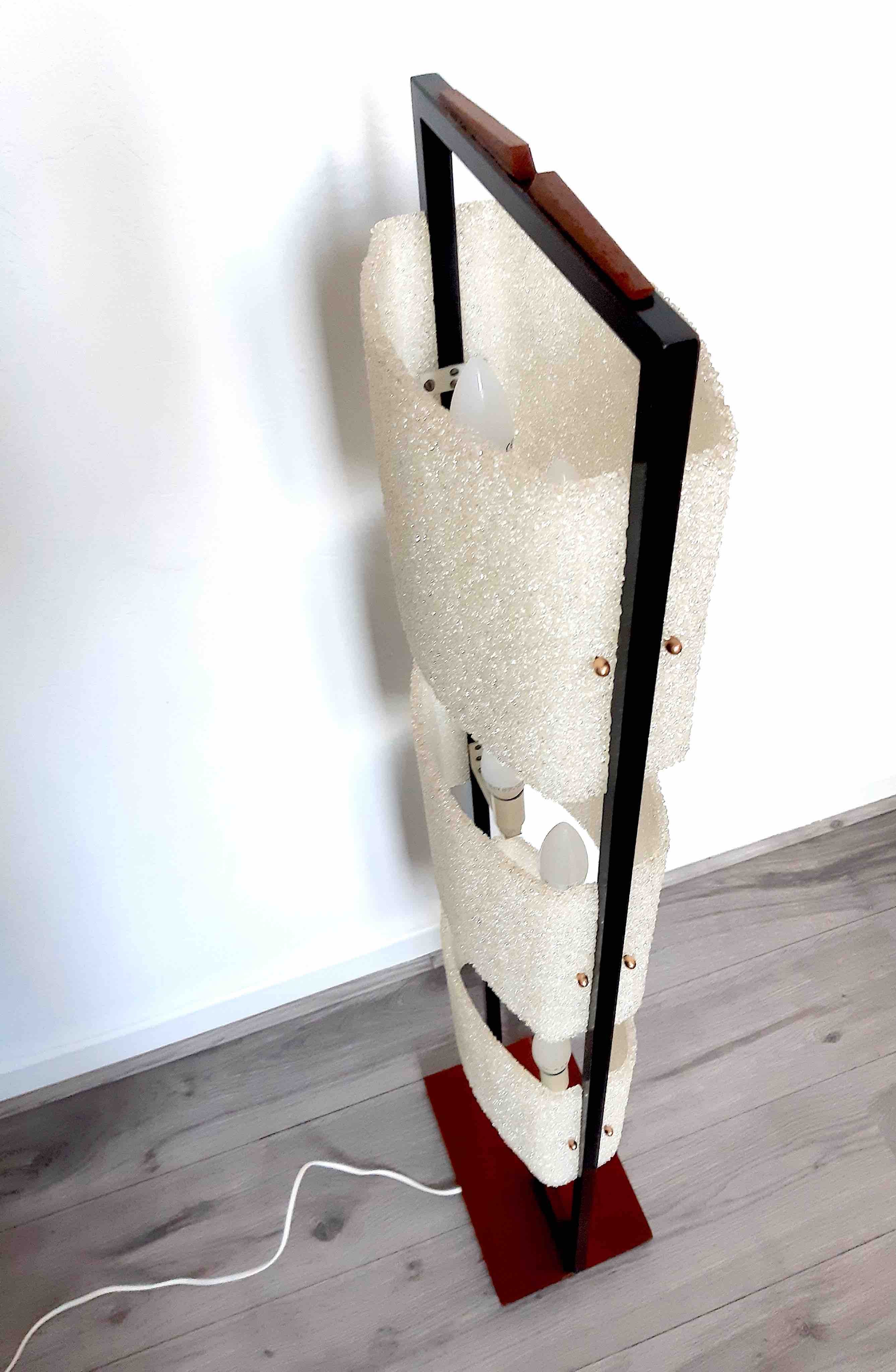 Totem lamp, 50s/60s design, vintage, Modernist, Maison Arlus.
