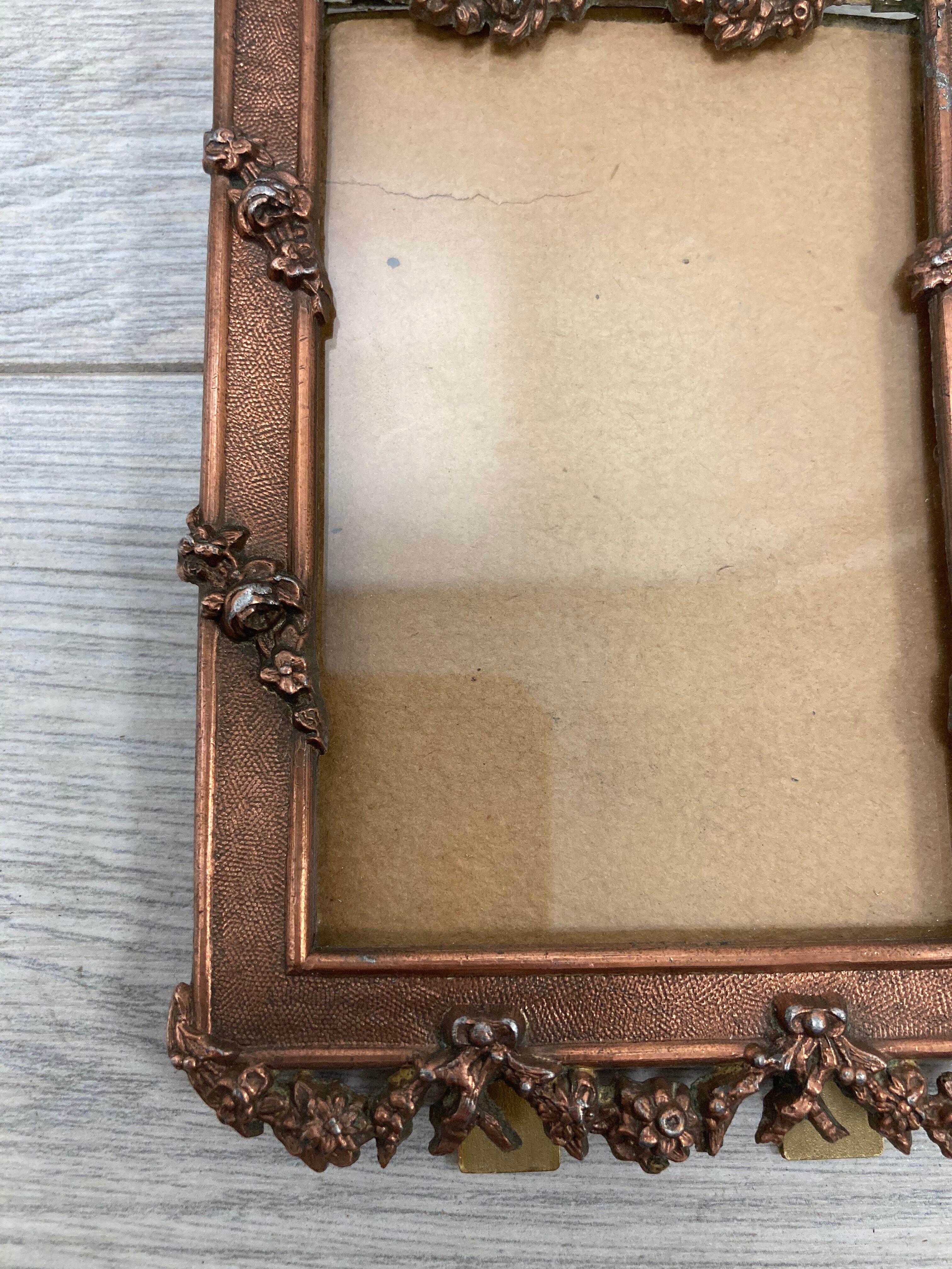 Vintage copper frame
