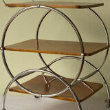 Art deco rolling bar cart, hungary 1930s