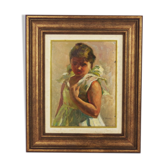Portrait of a child by Andrey Mordovets