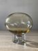 Vintage Krosno amber glass hanging bubble vase