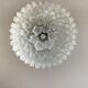 Multi-level chandelier in vintage murano glass - 78 glasses blanc d'albatre