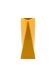 Space age yellow ceramic vase, Pietro Arosio, Parravicini Italy ca. 1960