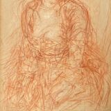 Blood portrait of a woman Period Napoleon I Early nineteenth century