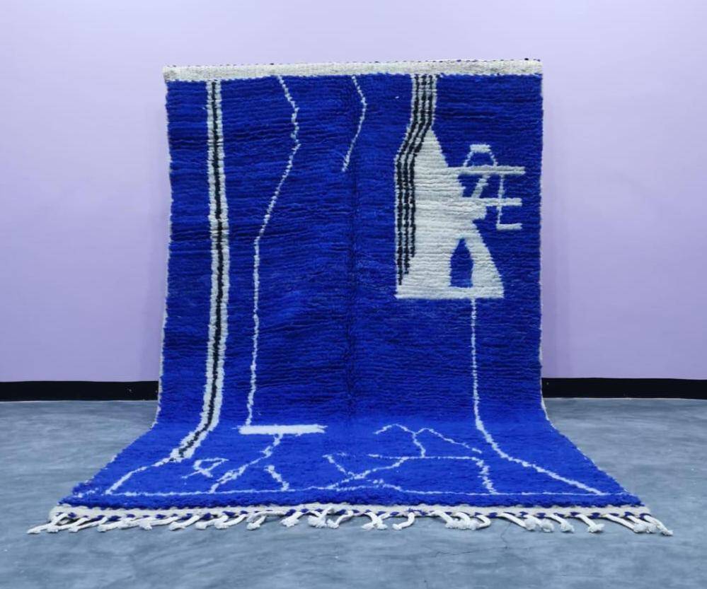Moroccan handmade rug 3 x 2 m