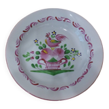 Plat en faïence