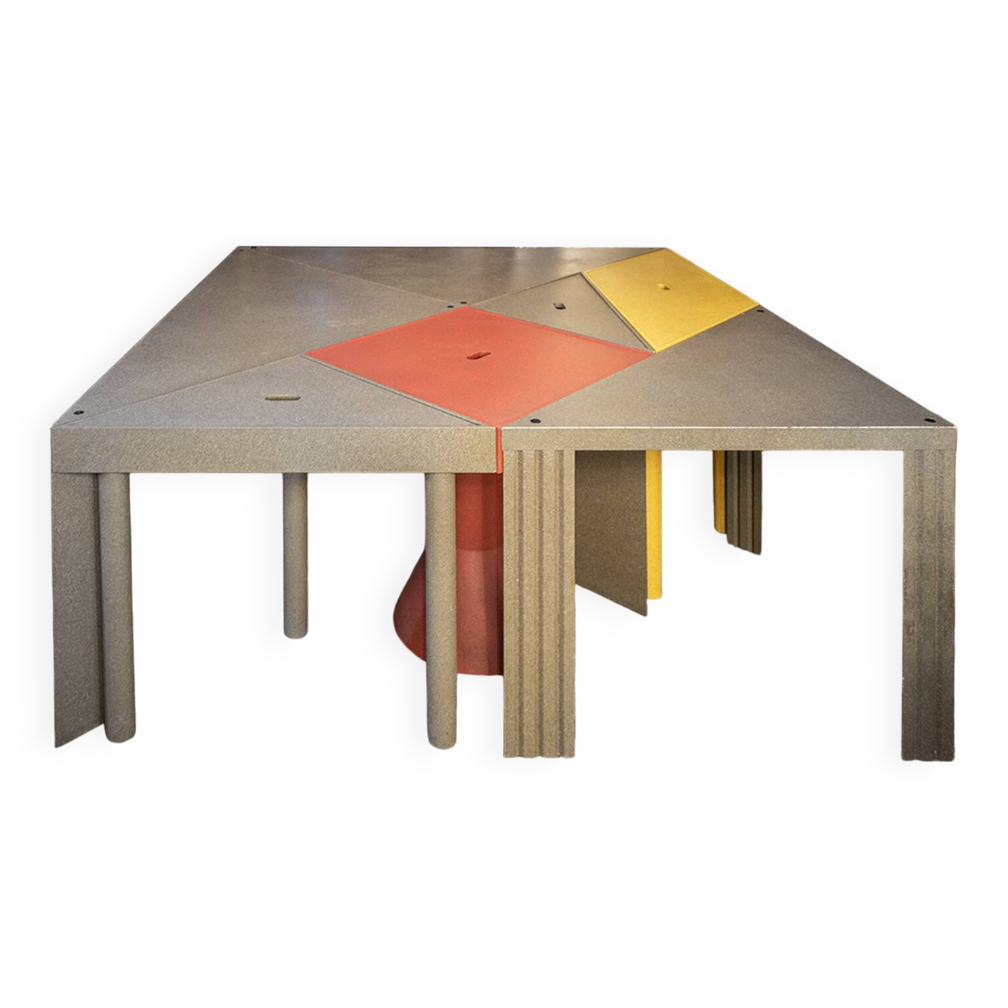 Table Tangram de Massimo Morozzi pour Cassina, année 1988, set de 7