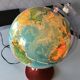 Mappemonde lumineuse années 70