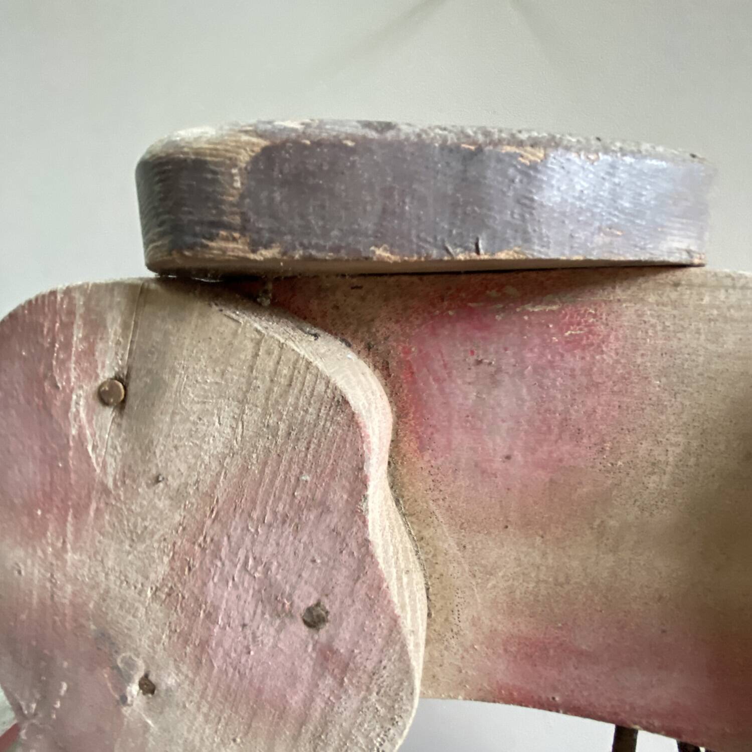 50's wooden horse toy