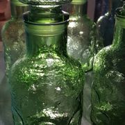 Ensemble verres et carafe cratère lunaire 70