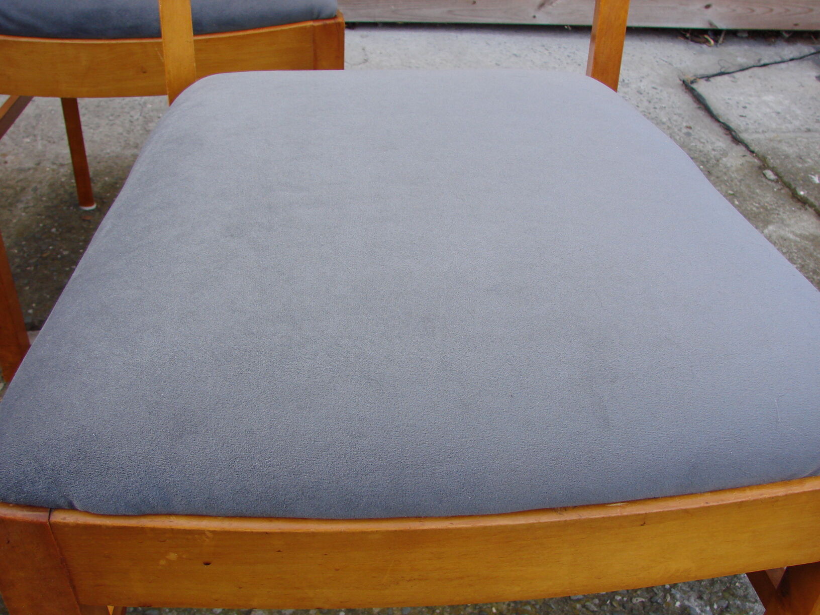 Set of 4 art deco chairs, 1940s