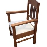 Set of four Art Deco chairs oak Amsterdam School Design 30's