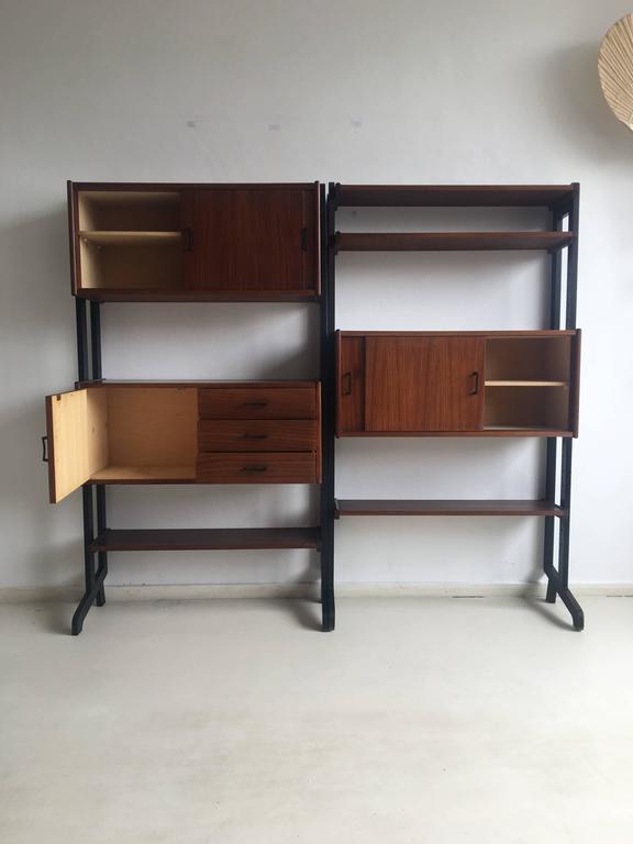Modular wall unit by Simpla-Lux s 1960