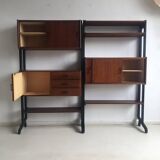 Modular wall unit by Simpla-Lux s 1960