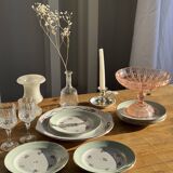 L'Amandinoise rose gold tart dish D30