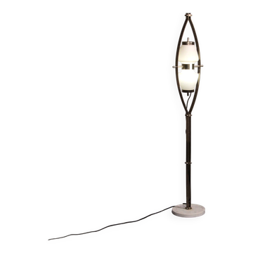 Lampe de sol rare Goffredo Reggiani milieu du siècle Italie