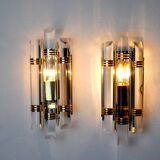 Pair of Venini sconces, Italy, 1980