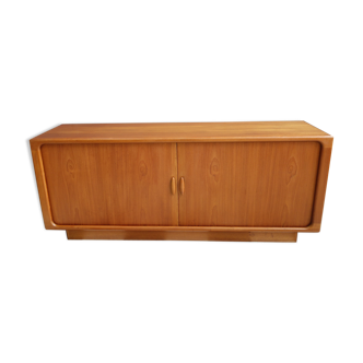 Dyrlund teak sideboard 1960s with tambour doors