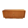 Dyrlund teak sideboard 1960s with tambour doors