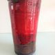 Pitcher in glazed red ceramic / vintag 60s-70s