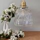 Suspension globe vintage en verre
