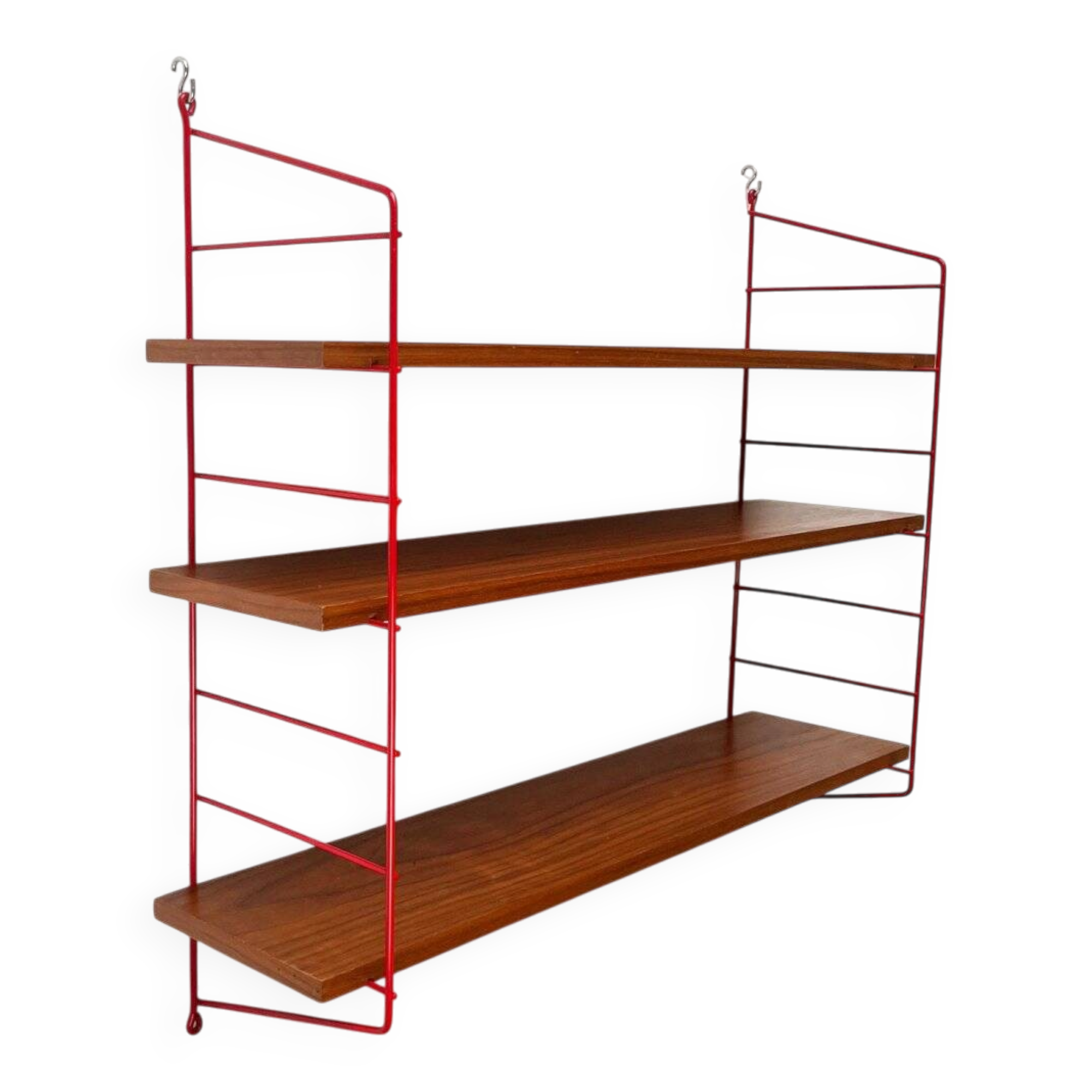 Teak Shelf Modern Mid-Century Cordon Rouge Style, 1960s