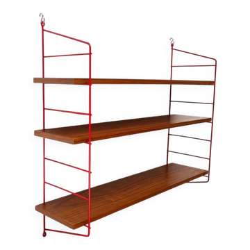 Teak Shelf Modern Mid-Century Cordon Rouge Style, 1960s