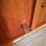 Small row of Scandinavian style teak