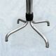 Paire de tabourets vintage Brabantia en skaï noir et métal chromé – années