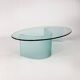 Italian Curved Glass Coffee Table, 1990s