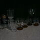 17 ex liquor crystal glass set