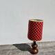 Wooden bedside lamp 1970