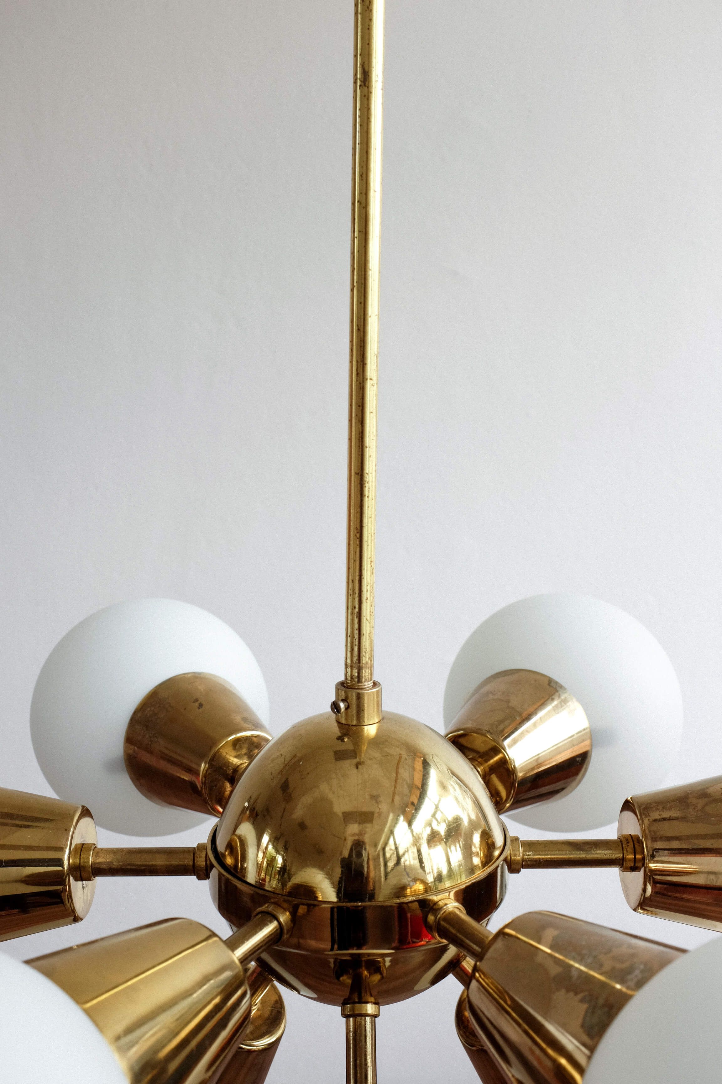 Vintage Czechoslovak Chandelier Sputnik by Kamenicky Senov, 1960s