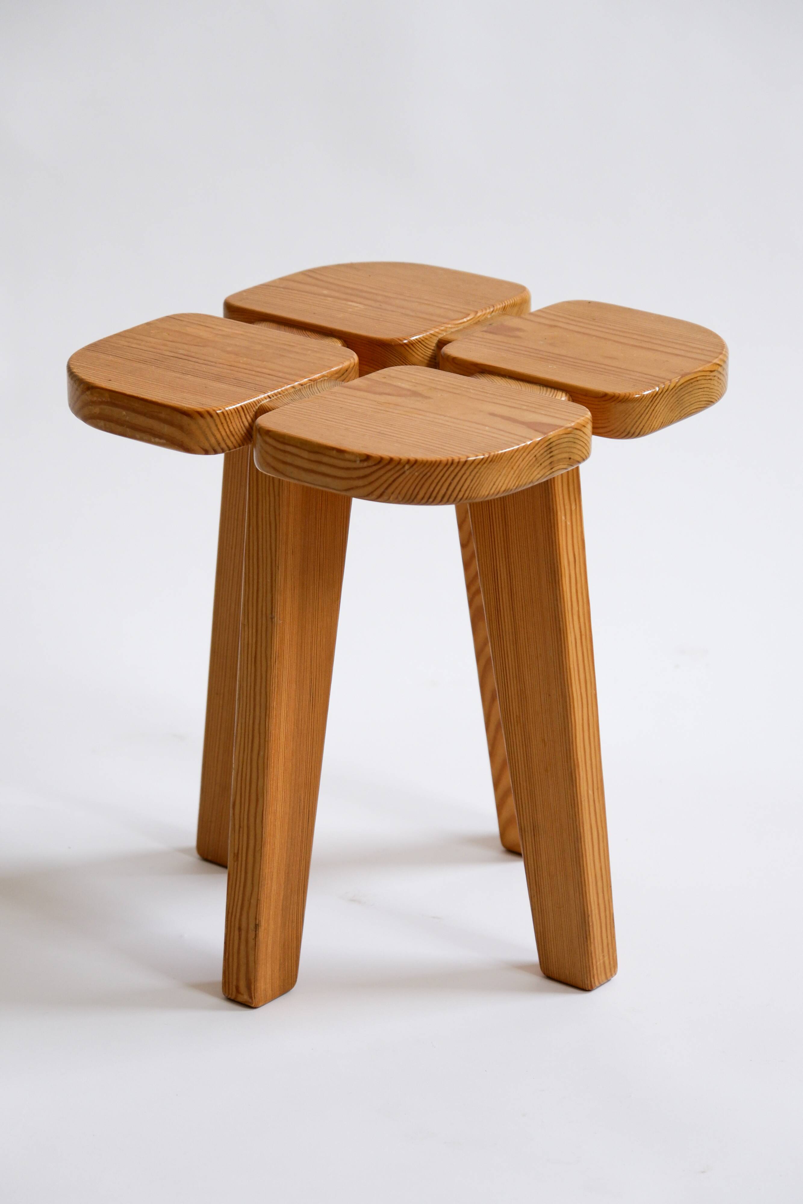 Lisa Johansson-Pape, Apila stool, pine circa 1960