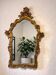 Miroir mural baroque doré vintage