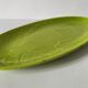 Vintage green relief fish dish Gien