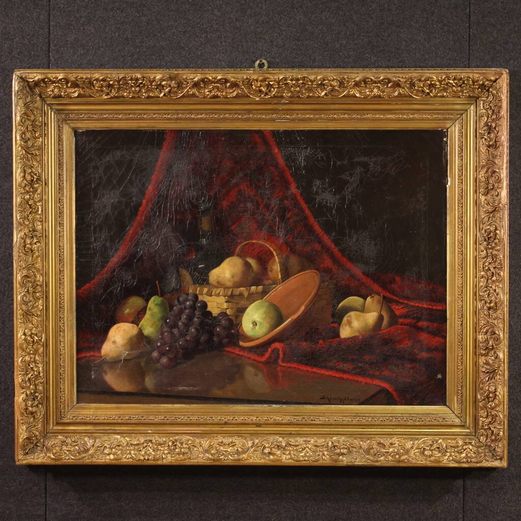 Dutch painting still life signed and dated