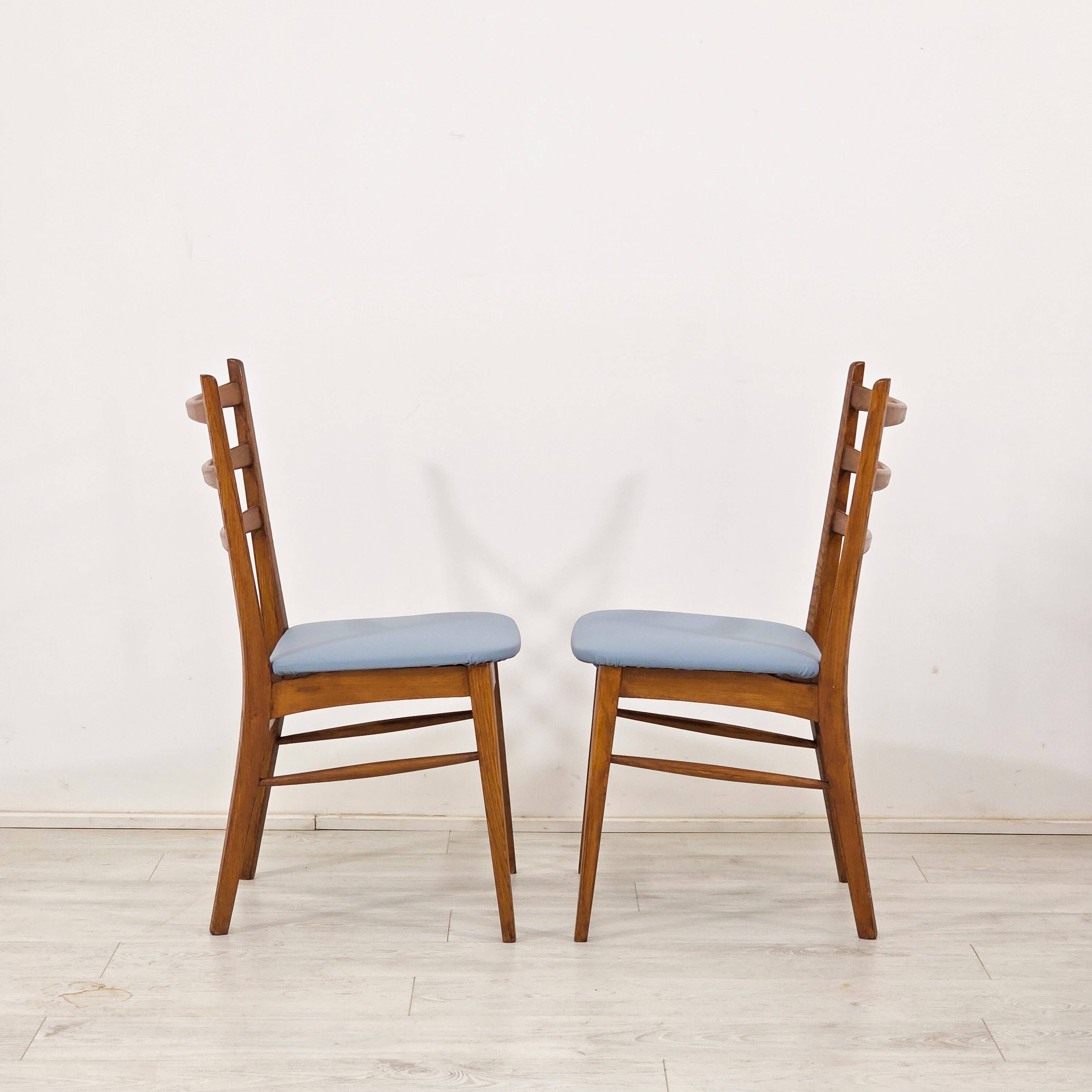 Ensemble de 4 chaises scandinaves, années 1960