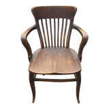 American armchair solid oak