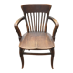 American armchair solid oak