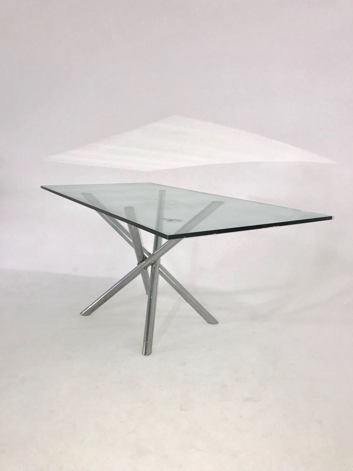 Beautiful glass dining table