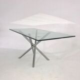 Beautiful glass dining table