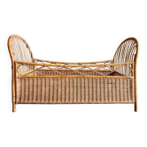 Baby rattan bed