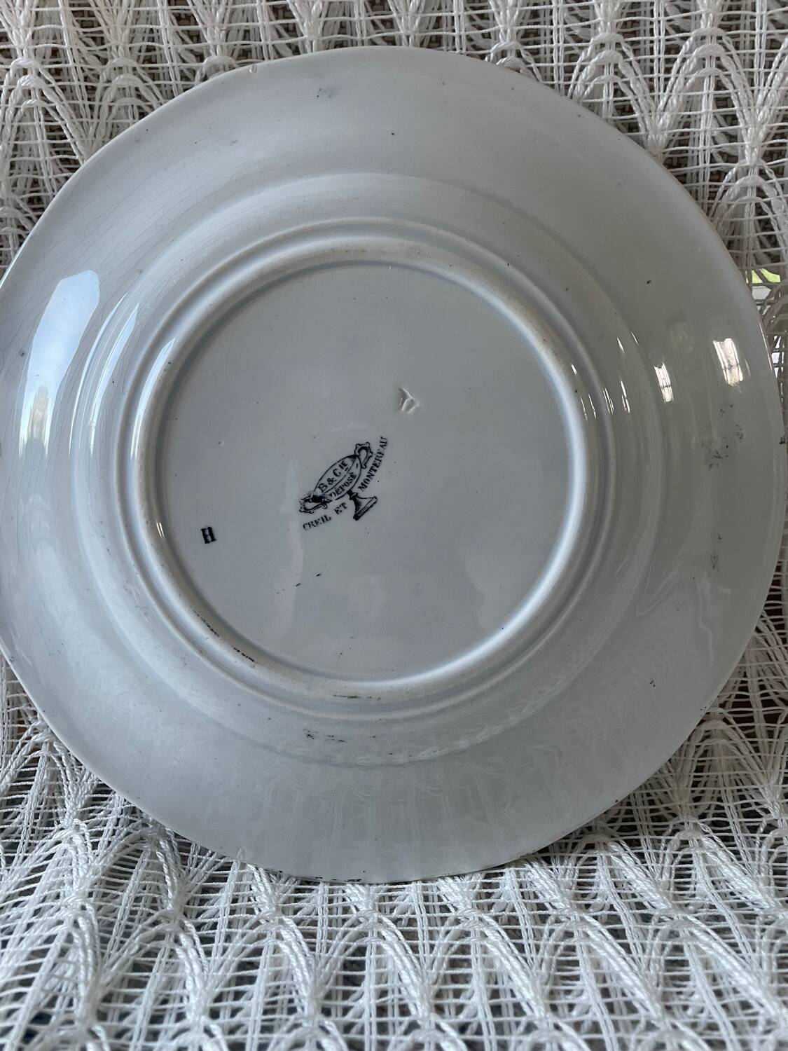 Talking plates Creil and Montereau