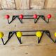 2 coat rack walls 4 balls balls 50s
