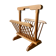 Porte revues en bois clair des années 60