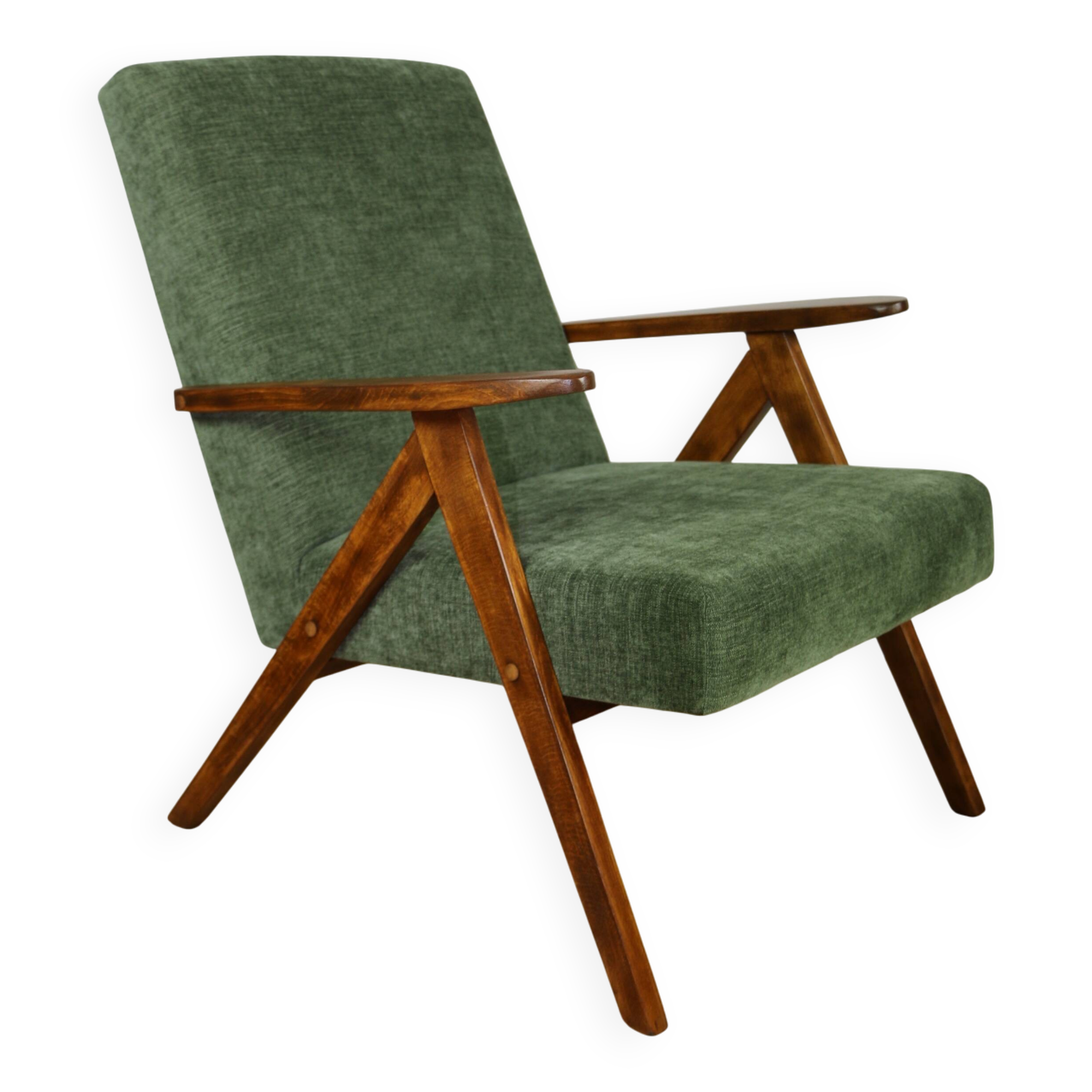 B-310 VAR armchair olive green structural - 2 pieces available